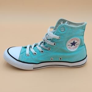 Converse Chuck Taylor All Star High Tops Sneakers Teal Kids YOUTH Size 3